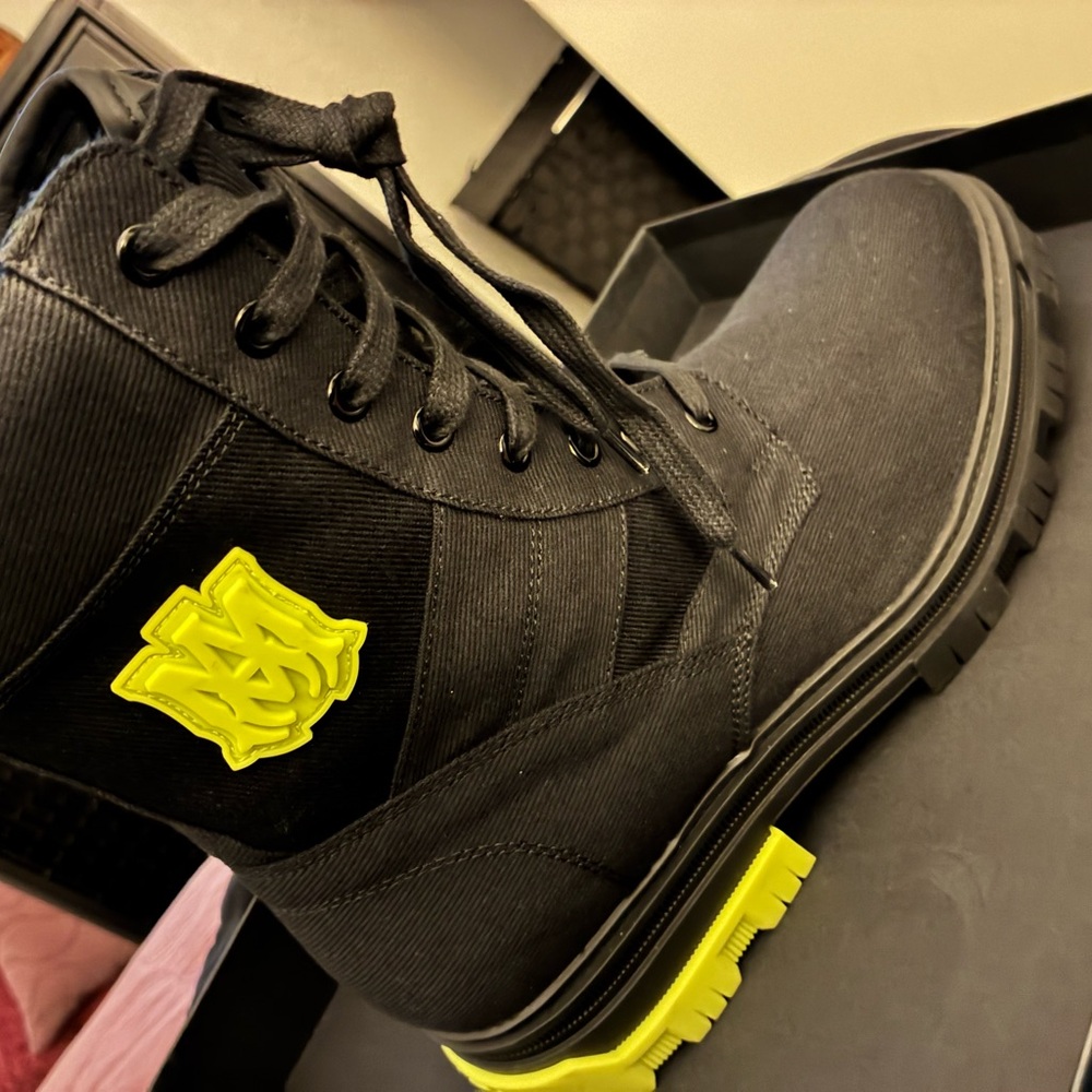 Men’s Amiri Military Canvas Boots